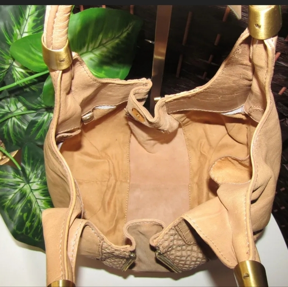 Jimmy Choo Caramel Brown leather 2 way Bag w/ dust bag - Picture 7 of 8